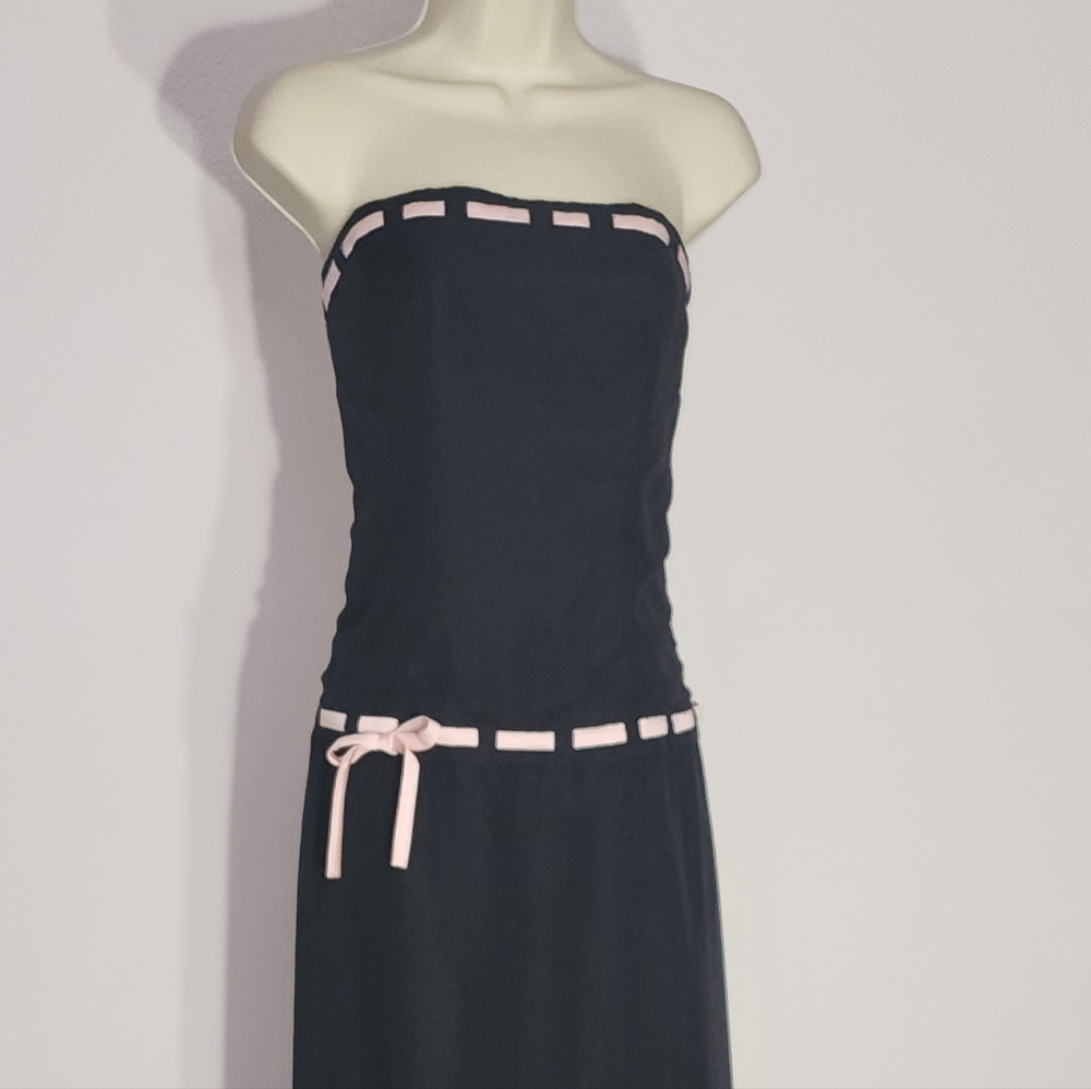 Forever Yours Gown Strapless Prom Maxi Black Size 10 - Picture 4 of 13